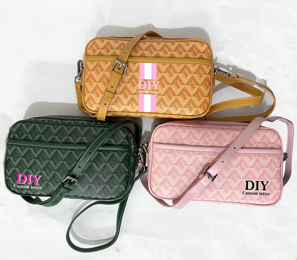 Women bag Shoulder Real leather Camera DIY Do It Yourself handmade Customized personalized customizing Messenger bag Crossbody Luxurys