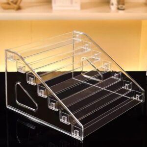 multi layer transparent acrylic box allowing small objects to bid farewell to clutter