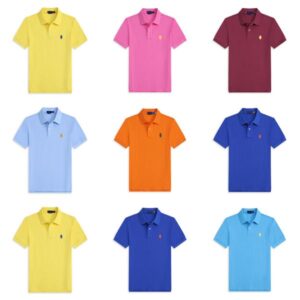 New Summer Men T shirt Fashion Luxury Embroidery Big Small Horse crocodile t shirts for men Fashion polo shirt men polo tshirt casual Cotton breathable Lapel T-shirt