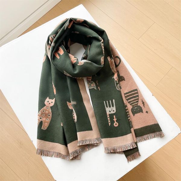 Winter Cute Animal Scarf | Thick and Warm Wool-Like Material, Suitable for Both Commuting and Casual Wear
