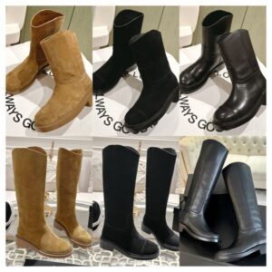 High Boot Paris Fashion Women Snow Boots Suede Fall Winter Booties Outdoor Warm Shoes Sneakers Casual Shoes 28282