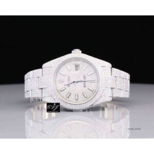 Custom VVS Moissanite Dia Watches Iced Out Men and Women Jewelry Handmade Bust Down Wrist Watch Free shipping luxury brand watches