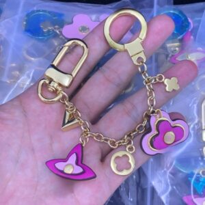 Designer Key Chain Accessories Keychains Letter Luxury Pattern Car Keychain Jewelry Gifts Lanyards for Key Bag Key Chain Heart Keyring Bags Pendant