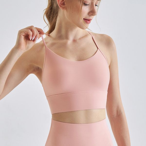 cross shoulder straps beautiful back yoga bra quick drying sports bra