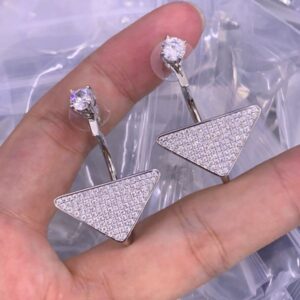 Designer Earrings for Woman Gold Plated Letters Stud Earrings Luxury Brand Women Jewelry Party Wedding Gift