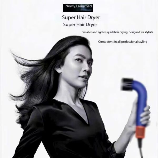 HD08 Professional Ionic Hair Dryer for Salon-Quality Results Single wind nozzle 6nozzle (NO logo)