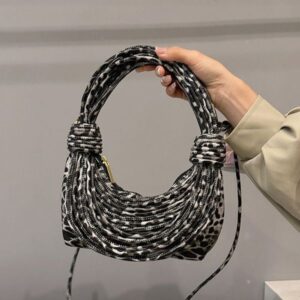 Single shoulder bag colorful luxury bag women's single shoulder leather handbag playful dressing bag no collision bag chic party bag 001