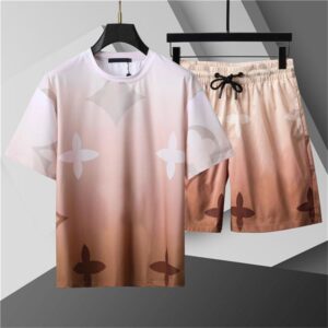 cuccis Designer Mens Tracksuits Sets Jogger Sweatshirts Sports Jogging Suits Man Tracksuits Two Piece Set T Shirt Summer Printed Short Sleeve