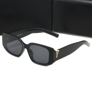 Designer Man's Sunglasses Fashion Letters Glasses Elegant Women's Rectangle Eyeglasses 6 Colors