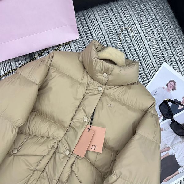 9A Designer women's down jacket thick warm windproof fast locking fabric comfortable fluffy atmospheric, fashionable and casual jacket