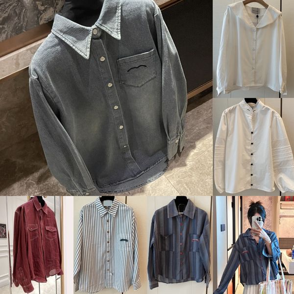 Women Shirts Different Styles Free Size Denim Shirt Size SML Fashion Shirt With Dust Bag