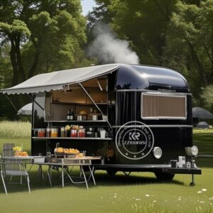 Custom Stainless Steel Food Trailer Mobile Snack Food Truck Ice Cream Mobile Trailer Catering Truck for Sale