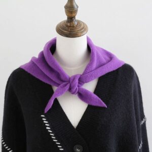 American retro wool triangle scarf –830491