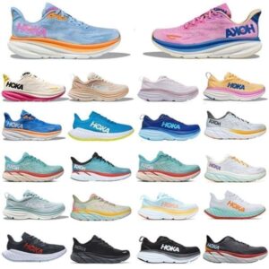 Shipping Free Hokah One Running Shoes Clifton 9 8 X2 Cloud Blue Summer Song Cyclamen Men Women Outdoor Sports Trainers 36-45