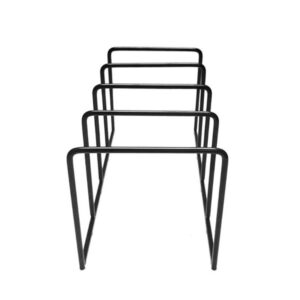Iron wire 4 grids, extracurricular books, classification, study room, stationery store, desktop books, standing display shelves, black, white, gold, storage
