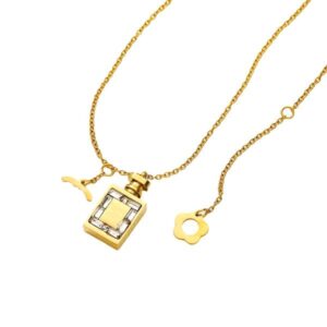 gold necklace women necklaces for men luxury necklace Pendant Classic Retro 18K Gold Necklace Womens Party Party Engagement Fashion Luxury Jewelry Gift good