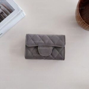 WomenCard Holders Designer wallet Luxury wallet women porte carte high-quality card holder new trendy clipgenuine leather texture Purse small coin purse