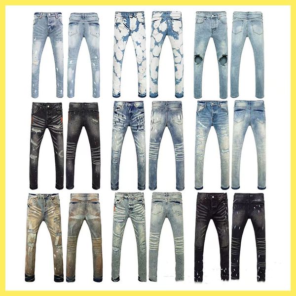 ksubi jeans designer men and women baggy jean casual Ripped Biker Slim Straight mens ksubi jean denim Stacked Skinny ksubi jeans Pant asian size