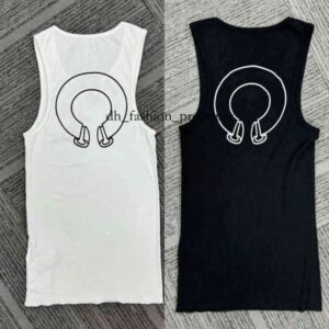 chrome tank Designers shirt Mens Womens Shirts summer Loose Fashion Tops Man Tees Cotton Casual Printed High Street Clothing b65