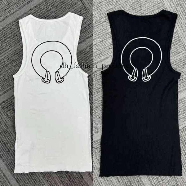 chrome tank Designers shirt Mens Womens Shirts summer Loose Fashion Tops Man Tees Cotton Casual Printed High Street Clothing b65