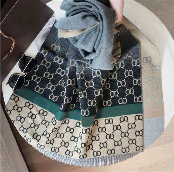 High quality 6-color luxury cashmere scarf for autumn and winter women thickening warm long shawl 180*70cm