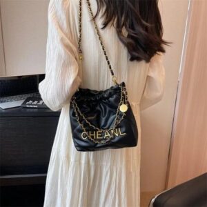 designer high-quality leather bag single shoulder bag fashionable double-layer flap bag 25CM caviar sheepskin classic luxury bag handbag crossbody bag