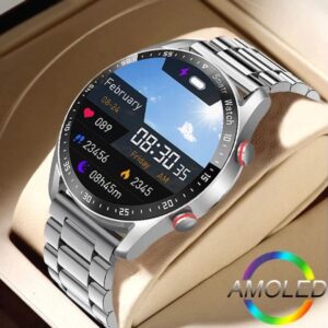 ECGPPG Bluetooth Call Smart Watch Men Laser Health Blood Pressure Fies Watches Man Sports Waterproof SmartwatchBox 240705