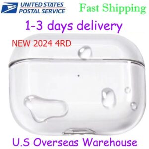 USA Stock OEM for Apple AirPods 4 AirPods Pro 2 3rd Headphone Accessories Silicone Protective Headphone Cover Headphone TPU Case