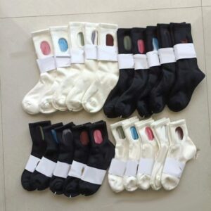 mens socks designer socks embroidered towel bottom mens and womens sports high socks skateboard socks