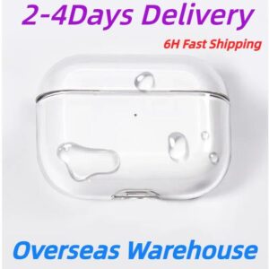 For Airpodspro 2 3 4 earphones Accessories airpodspro max Silicone Cute Protective Headphone Cover airpods pro 2nd TPU Shockproof Case