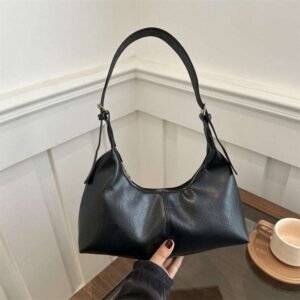 handbag fashionable solid color underarm bag women 2025 casual high-end texture single shoulder crossbody bag for work commuting