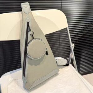 2025 mens bum bag designer waist chest bags fanny pack shoulder belt bag bumbag men daily print flowers Leather Grey