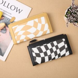 Fashionable Women Advanced Sense New Korean Classic Retro Lightweight Wallet Long Student Fashion Practical Multi functional Zipper Pocket Wallet