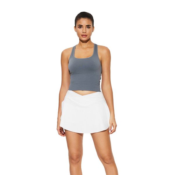 high waist slimming fitness skirt quick drying breathable tennis skirt
