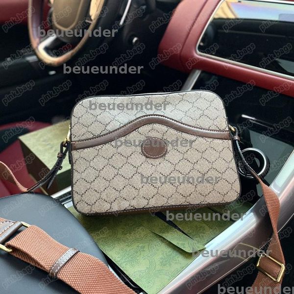 Retro Men Camera bag Womens Designer Messenger Bag Briefcase Fashion G Crossbody Shoulder Bags Vintage Handbag Sacoche Tote Purses 248203BF