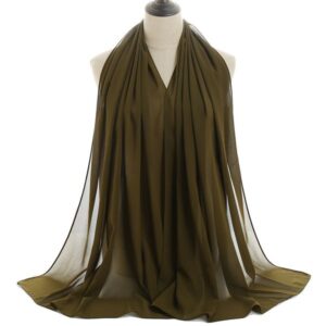 1-134 Scarf women's winter new style all-match high-end color neck scarf European and American