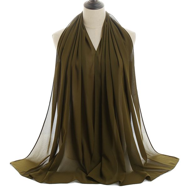 1-134 Scarf women's winter new style all-match high-end color neck scarf European and American