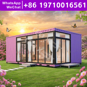 Mobile Tiny Home Steel Modular Flat Pack House Prefab Cabin Green Friendly Easy Setup Durable Design