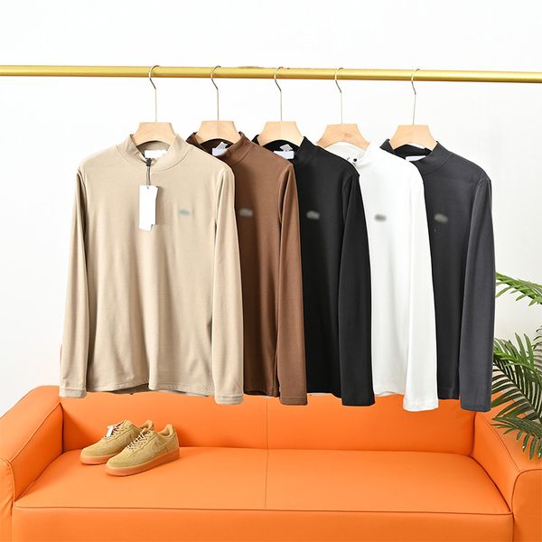 Spring and Autumn new men's round neck pullover hoodie with delicate and smooth velvet fabric, embroidered design on the chest