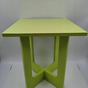 Versatile Small Green Stool-Coffee Table Combo for Home Decor