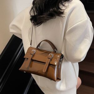 free shipping College wind large capacity handbag female early spring new solid color shoulder bag texture