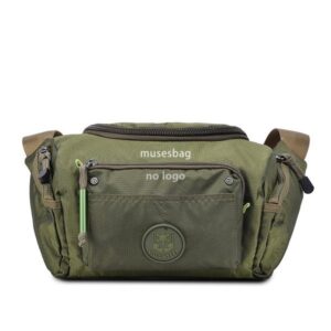 Multi-pocket men's bag Fanny pack Men's Valandere Outdoor sports riding bag canvas waterproof crossbody bag