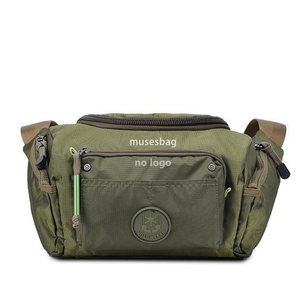 Multi-pocket men's bag Fanny pack Men's Valandere Outdoor sports riding bag canvas waterproof crossbody bag
