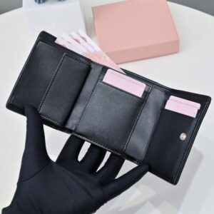 Wallet Designer Womens Card Holder Cardholder High Quality Genuine Leather Sheepskin Interior Compartment With Box Luxury Card Case Coin Pouch Luxury Wallets