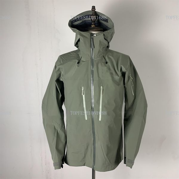 Mens Jackets Three Layer Outdoor zipper jackets Waterproof warm Jackets For sports Men Women Male Casual Lightweight Ski Hiking SV/LT S-2XL