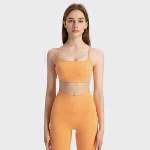 Candy colored yoga vest underwear quick drying breathable sports bra