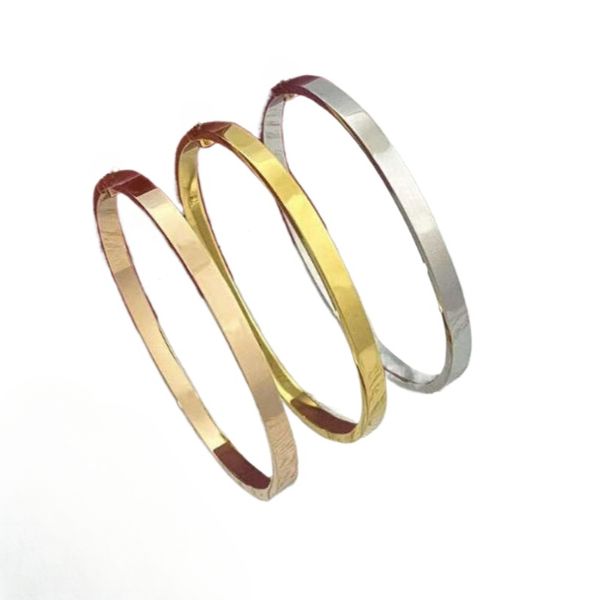 Luxurious Classic 4mm Narrow and Long Bracelet of High Quality and Non-fading Suitable for Both Men and Women Is An Excellent Jewelry Gift