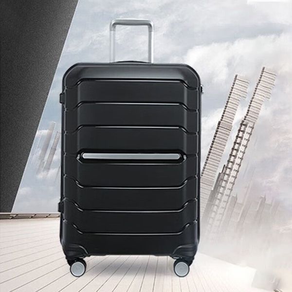 Designer Suitcases Luggage Travel Wheels Women Men Luggage groove Two Wheels Men Trolley Rolling Bag High Quality Metal AAA S