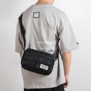 Korean version of the trend shoulder bag ins simple men's crossbody bag tooling messenger bag Japanese young students small body bag
