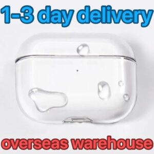 USA Stock For Apple Airpods Pro 2 2 nd Generation airpod 4 pros Headphone Accessories Solid TPU Silicone Protective Earphone Cover Wireless Charging Shockproof Case